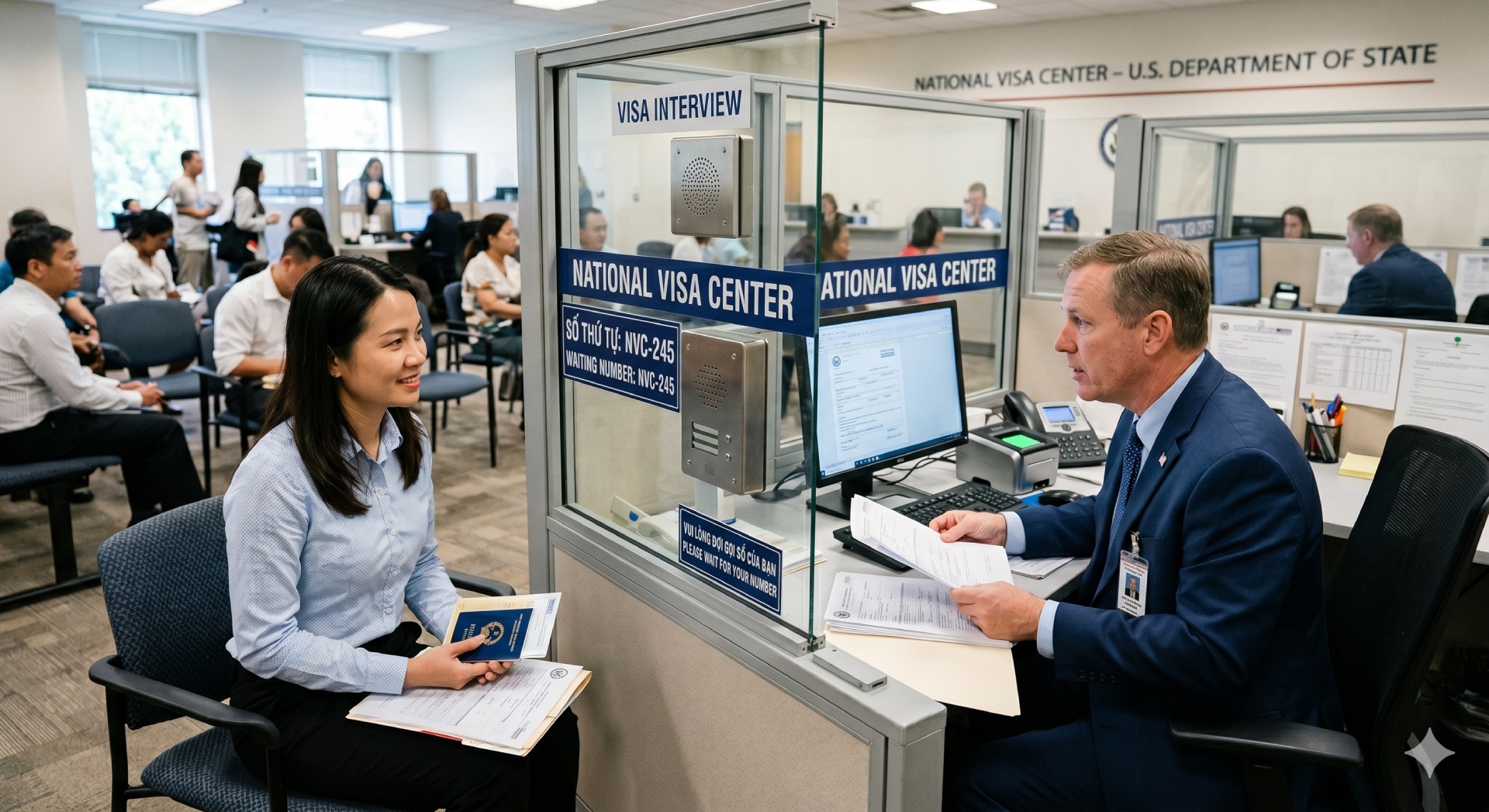 gđ 3 – Nhận chấp thuận và thực hiện thủ tục xin Visa - MCI Global tư vấn định cư