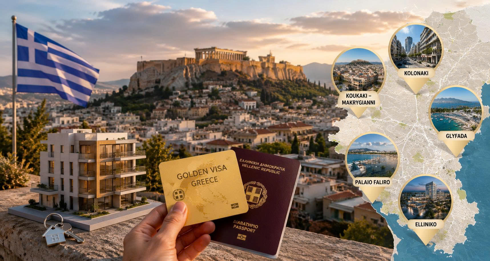 Mua Nhà Athens Lấy Golden Visa: 5 Khu Vực Đáng Cân Nhắc