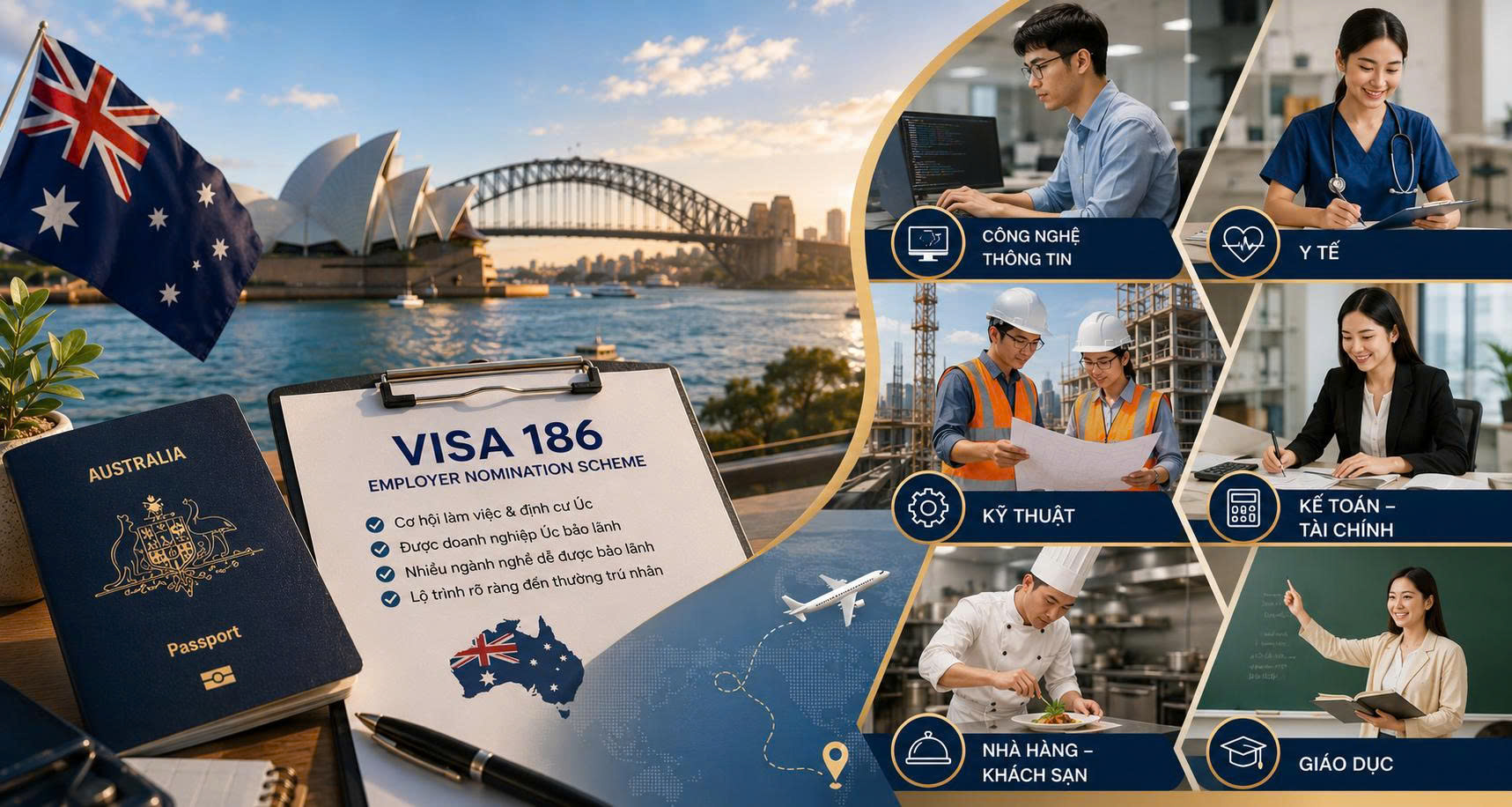 Visa 186 Úc: Những Ngành Nghề Người Việt Dễ Được Bảo Lãnh Nhất