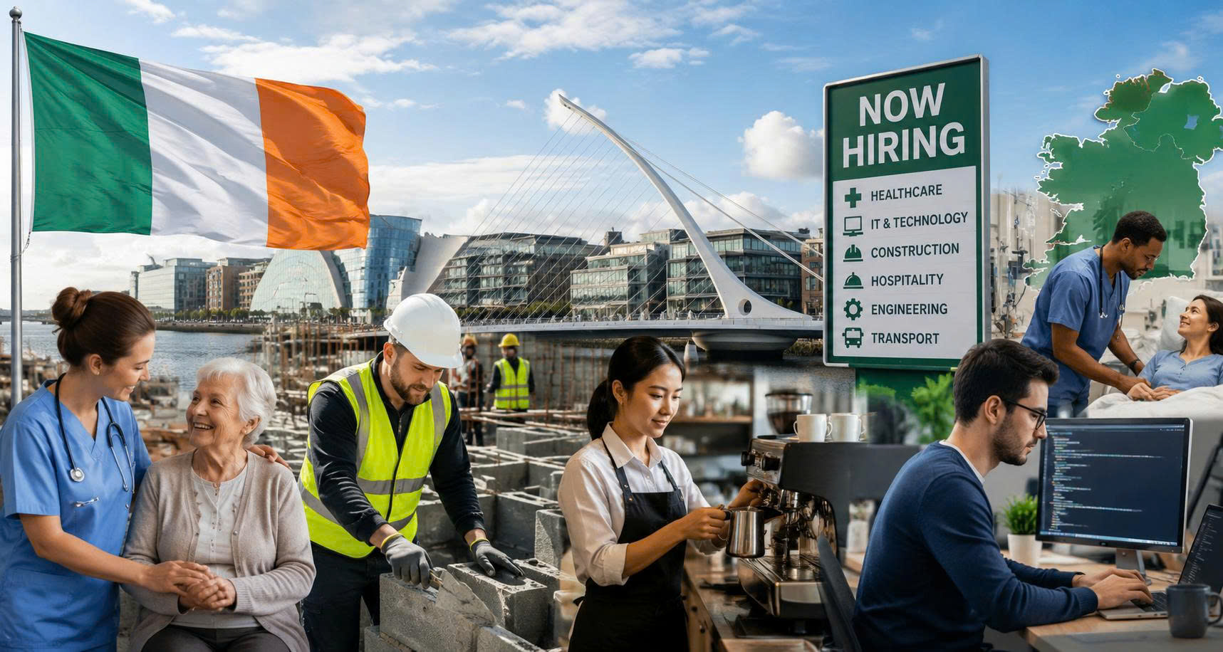Ireland Mở Rộng Tuyển Dụng Lao Động Nước Ngoài: Ngành Nào Đang Khát?