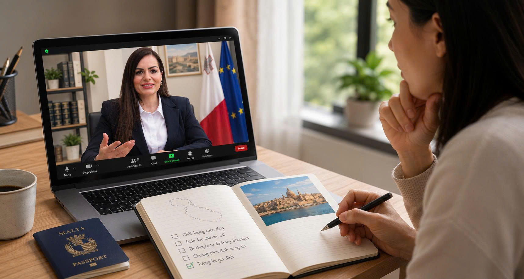 Câu Chuyện Khách Hàng: Từ Buổi Zoom Với Luật Sư Malta Đến Quyết Định