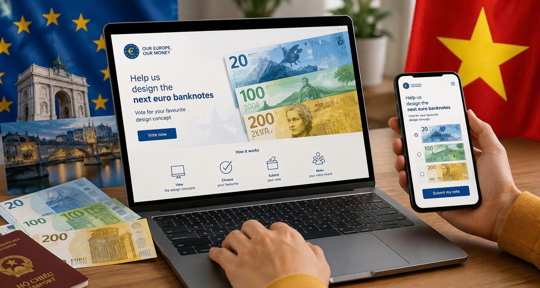 Bình Chọn Mẫu Tiền Euro Mới: Người Việt Có Thể Tham Gia Như Thế Nào?